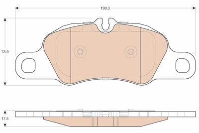 Pastiglie freno anteriore Porsche 911 06/08>