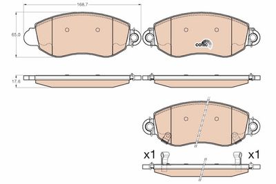Pastiglie freno anteriore Ford Transit 2000 - 2006