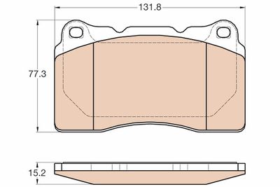 Pastiglie freno anteriore Volvo S60 03/03-12/07