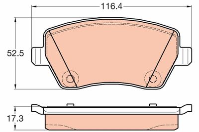 Pastiglie freno anteriore Mercedes benz Mercedes-Benz citan box