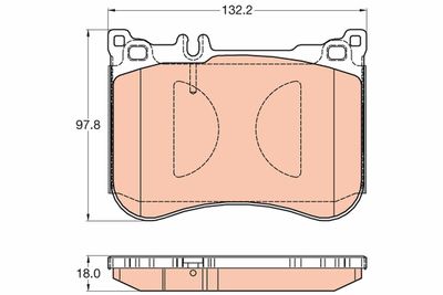 Pastiglie freno anteriore Mercedes SL350 12/11>