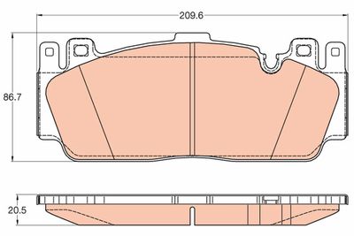 Pastiglie freno anteriore BMW M5 06/11>