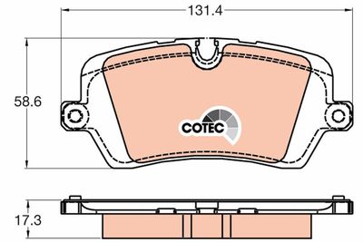 Pastiglie freno posteriore landrover range Rover 08/12>