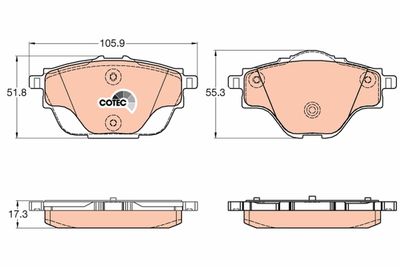 Pastiglie freno posteriore Citroën C4 grand picasso 08/13>