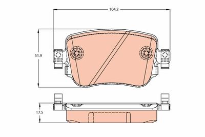 Pastiglie freno posteriore Seat Leon 09/12>
