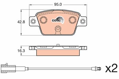 Pastiglie freno posteriore Fiat bravo 10/08>