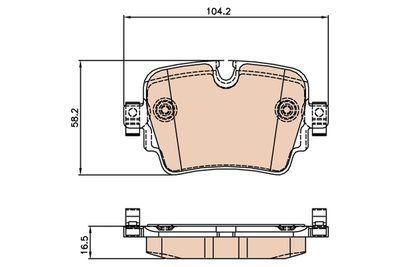 Pastiglie freno posteriore Jaguar f-type 2012 > Jaguar f-type convertib