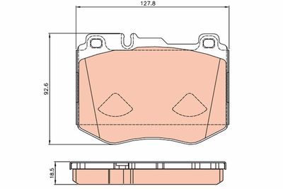 Pastiglie freno anteriore Mercedes C250 02/14>