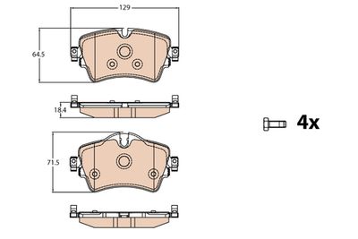 Pastiglie freno anteriore BMW, BMW - brillianc cooper 2.0/2.0D