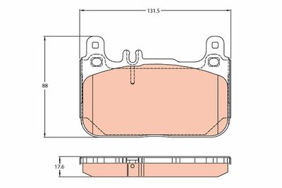 Pastiglie freno anteriore Mercedes-Benz Mercedes benz s-class 201