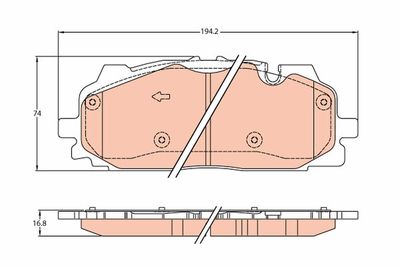Pastiglie freno anteriore Audi Q7
