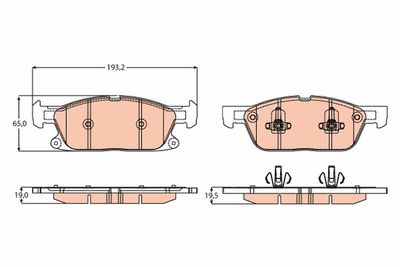 Pastiglie freno anteriore Ford Ford galaxy, s-max