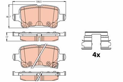 Pastiglie freno posteriore Opel, vauxhall Opel Astra k , ast