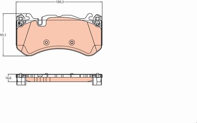 Pastiglie freno anteriore DX. lato SX BMW BMW 5 , 5 gran tur