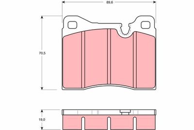 Pastiglie freno anteriore BMW 7 1977 1986