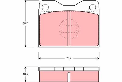 Pastiglie freno anteriore Audi 100 1970 1976