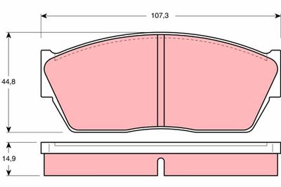 Pastiglie freno anteriore Honda civic I estate 1985 1987