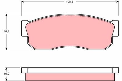 Pastiglie freno anteriore sunny II hatchback 1986 1990