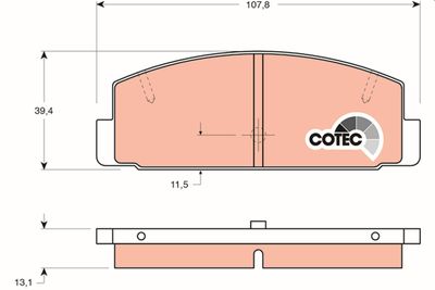 Pastiglie freno posteriore Mazda premacy 1999 ->
