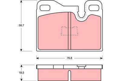Pastiglie freno posteriore Porsche 928 1984 1985