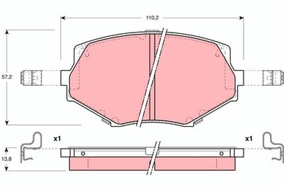 Pastiglie freno anteriore Mazda MX-5 II 1998 2002