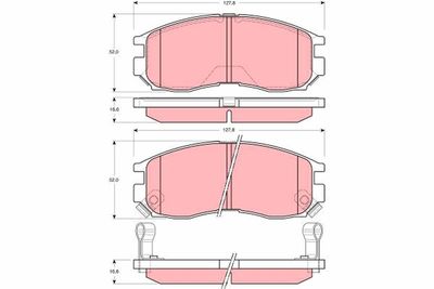 Pastiglie freno anteriore proton satria 2000 ->