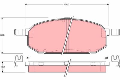 Pastiglie freno anteriore Mazda 323 s IV 1991 1994