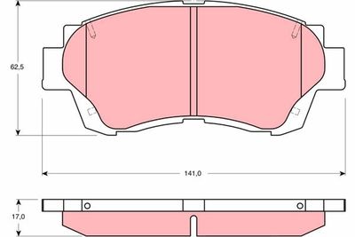 Pastiglie freno anteriore Toyota chaser 1996 2001