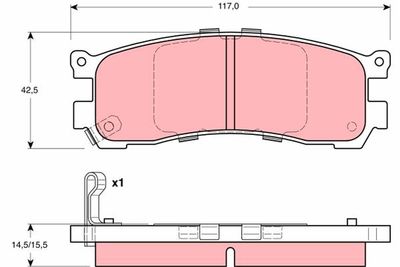 Pastiglie freno posteriore Mazda mpv I 1996 1999