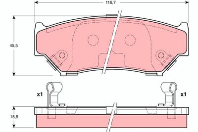 Pastiglie freno anteriore Suzuki grand vitara 2000 2002