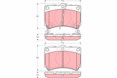 Pastiglie freno anteriore Kia rio 2000 2005