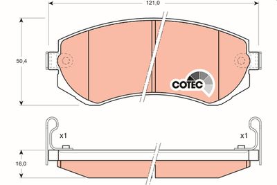 Pastiglie freno anteriore almera I hatchback 1995 2000