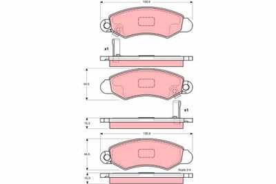 Pastiglie freno anteriore Suzuki swift II hatchback 2001 2003