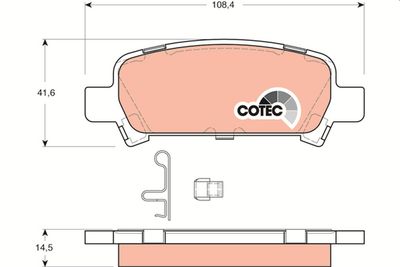 Pastiglie freno posteriore Subaru forester 2002 2005