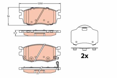 Pastiglie freno anteriore Toyota celsior 1993 1996