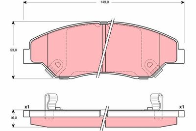 Pastiglie freno anteriore Kia sportage 2000 2003