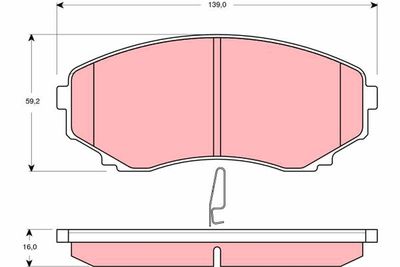 Pastiglie freno anteriore Mazda mpv II 2002 ->