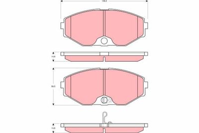 Pastiglie freno anteriore maxima qx 2000 ->