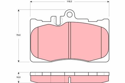 Pastiglie freno anteriore Toyota celsior 2000 ->