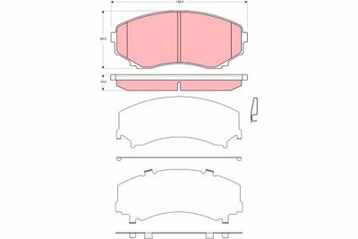 Pastiglie freno anteriore Mazda mpv II 2002 ->