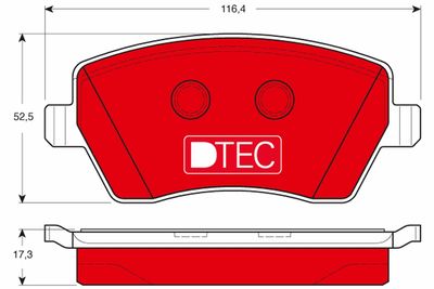 Pastiglie freno dtec anteriore , Lada, , auto 2012 >>, dok