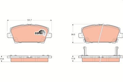 Pastiglie freno anteriore Honda civic VII hatchback 2006 ->
