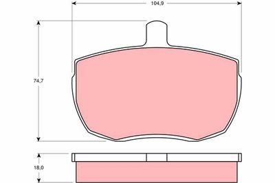 Pastiglie freno anteriore Ford Transit/defender 1990 1998