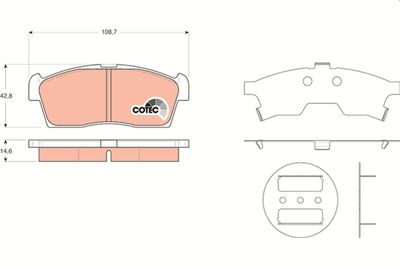 Pastiglie freno anteriore Suzuki alto IV 2002 ->