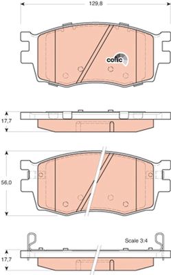 Pastiglie freno anteriore Hyundai accent 2005 ->