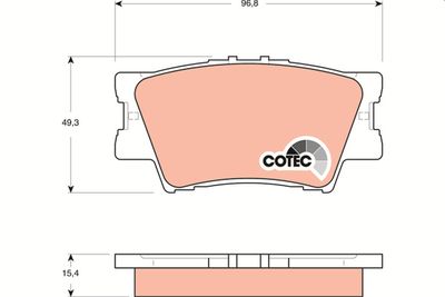 Pastiglie freno posteriore Toyota camry saloon 2006 ->