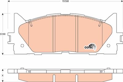 Pastiglie freno anteriore Toyota Lexus es , es