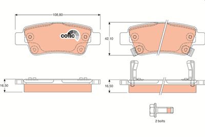 Pastiglie freno posteriore Honda cr-v III 2007 ->