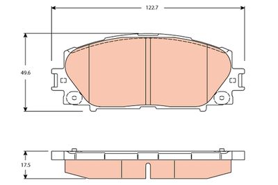 Pastiglie freno anteriore Toyota allion 2007 ->