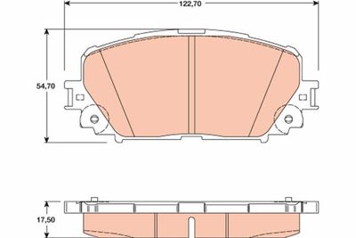 Pastiglie freno anteriore Toyota Yaris 2006 ->
